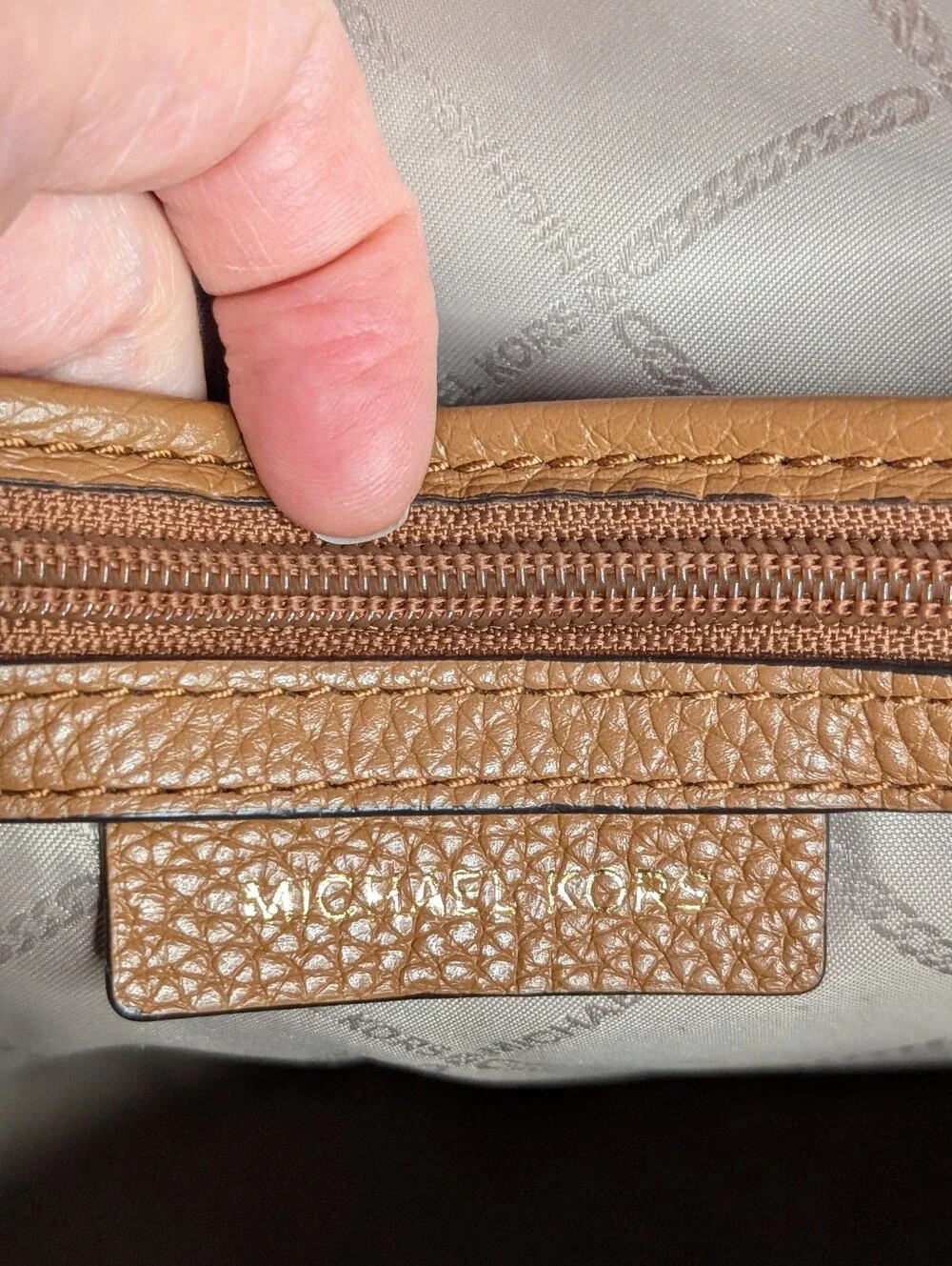 Michael Kors Erin Medium Signature Logo Backpack
